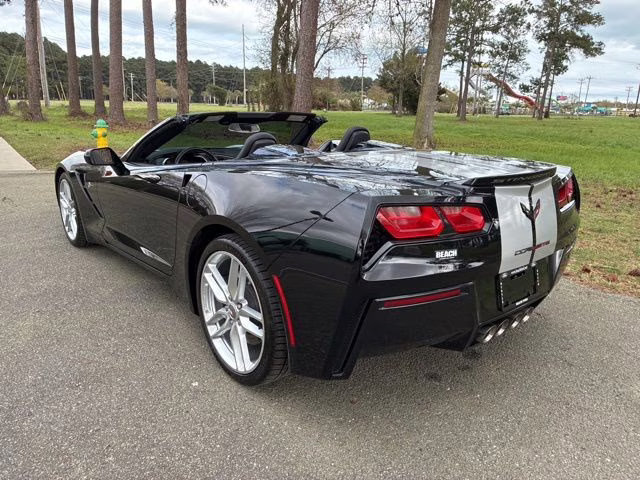 2019 Black Chevrolet Corvette Stingray RWD Convertible