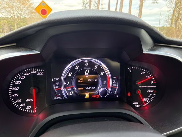 2019 Black Chevrolet Corvette Stingray RWD Convertible