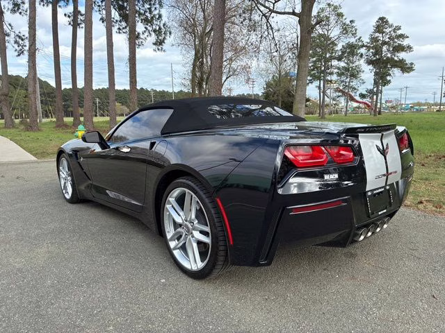 2019 Black Chevrolet Corvette Stingray RWD Convertible