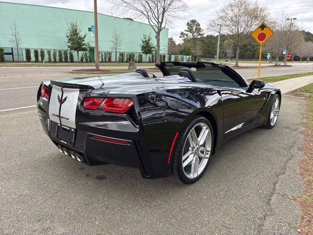 2019 Black Chevrolet Corvette Stingray RWD Convertible
