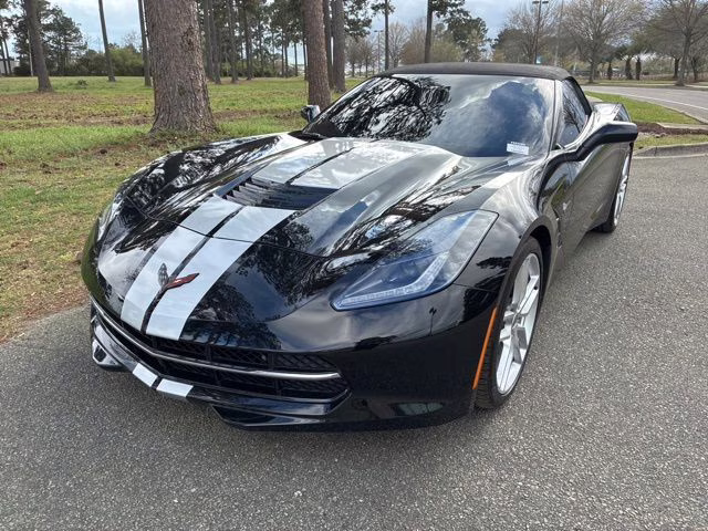 2019 Black Chevrolet Corvette Stingray RWD Convertible