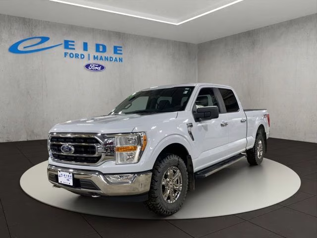 2021 Space White Metallic Ford F-150 XLT 4X4 Truck