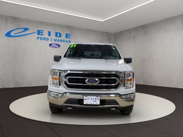 2021 Space White Metallic Ford F-150 XLT 4X4 Truck