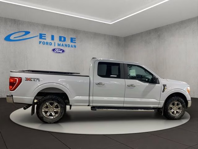 2021 Space White Metallic Ford F-150 XLT 4X4 Truck