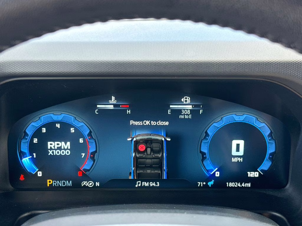 2025 Velocity Blue Metallic Ford Bronco Big Bend 4X4 SUV