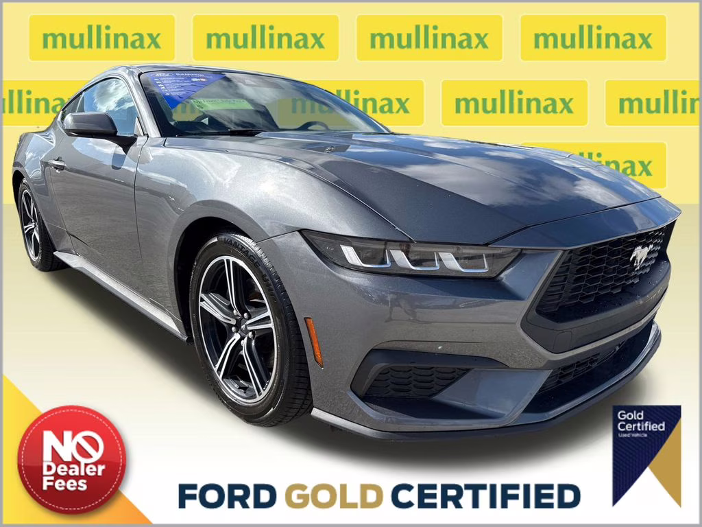 2024 Carbonized Gray Metallic Ford Mustang EcoBoost Premium RWD Coupe