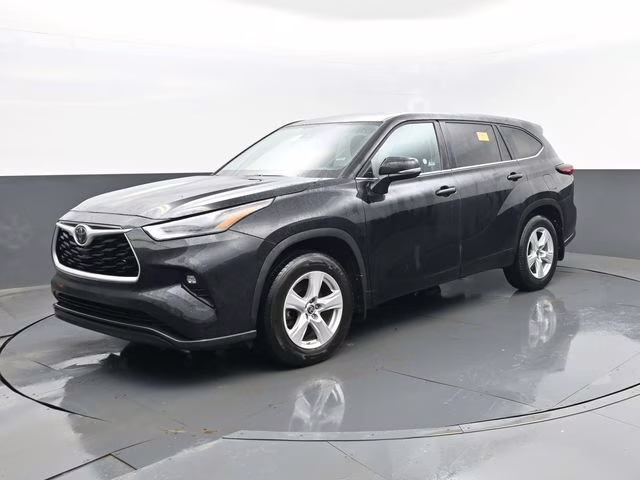 2024 Midnight Black Metallic Toyota Highlander LE AWD SUV