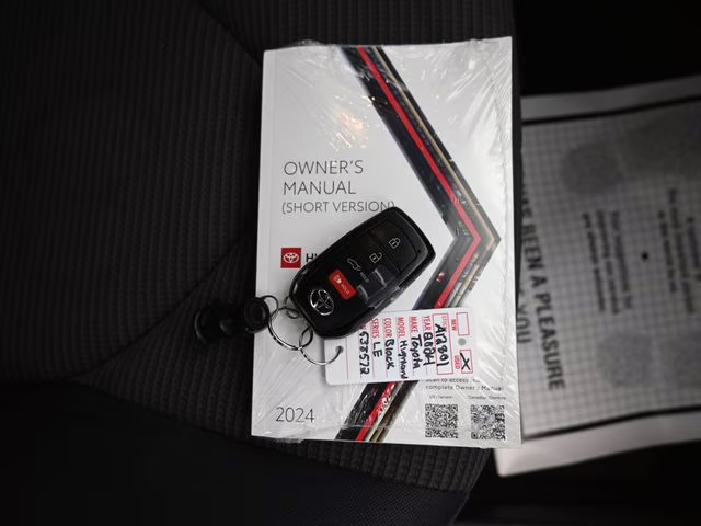 2024 Midnight Black Metallic Toyota Highlander LE AWD SUV