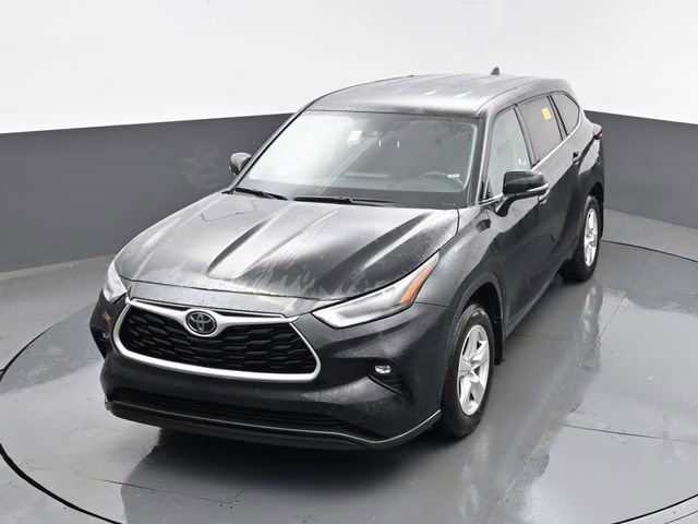 2024 Midnight Black Metallic Toyota Highlander LE AWD SUV