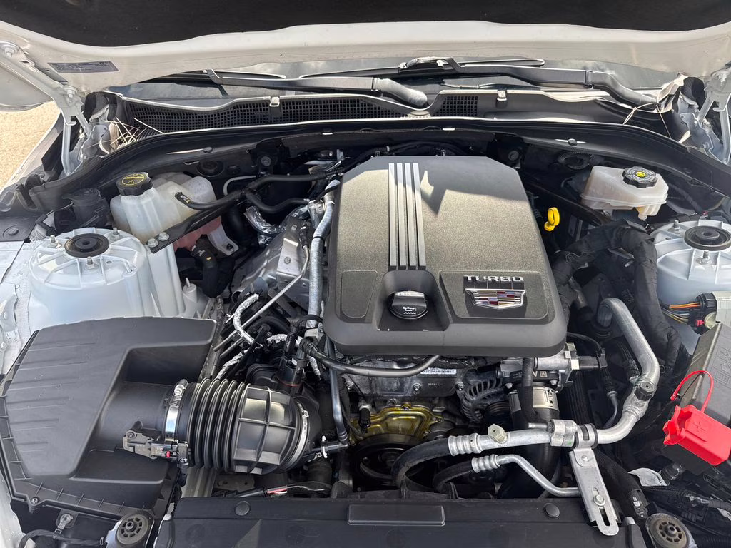 2024 Summit White Cadillac CT4 Premium Luxury RWD Sedan