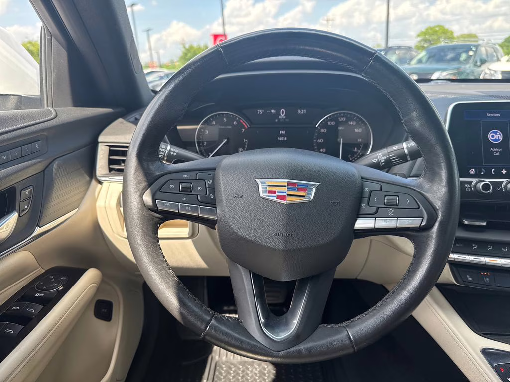 2024 Summit White Cadillac CT4 Premium Luxury RWD Sedan