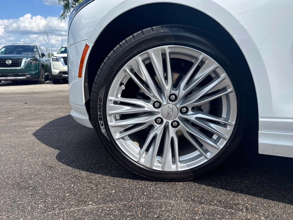 2024 Summit White Cadillac CT4 Premium Luxury RWD Sedan