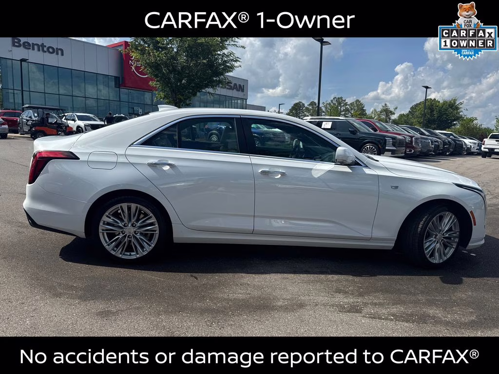 2024 Summit White Cadillac CT4 Premium Luxury RWD Sedan