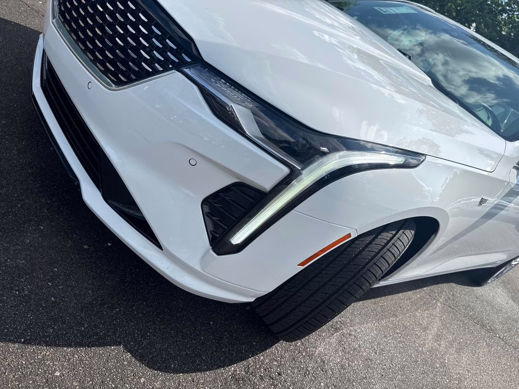 2024 Summit White Cadillac CT4 Premium Luxury RWD Sedan