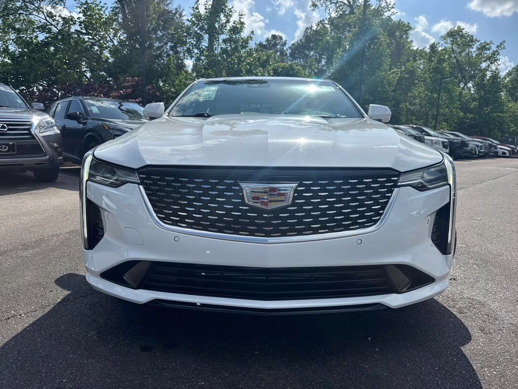 2024 Summit White Cadillac CT4 Premium Luxury RWD Sedan
