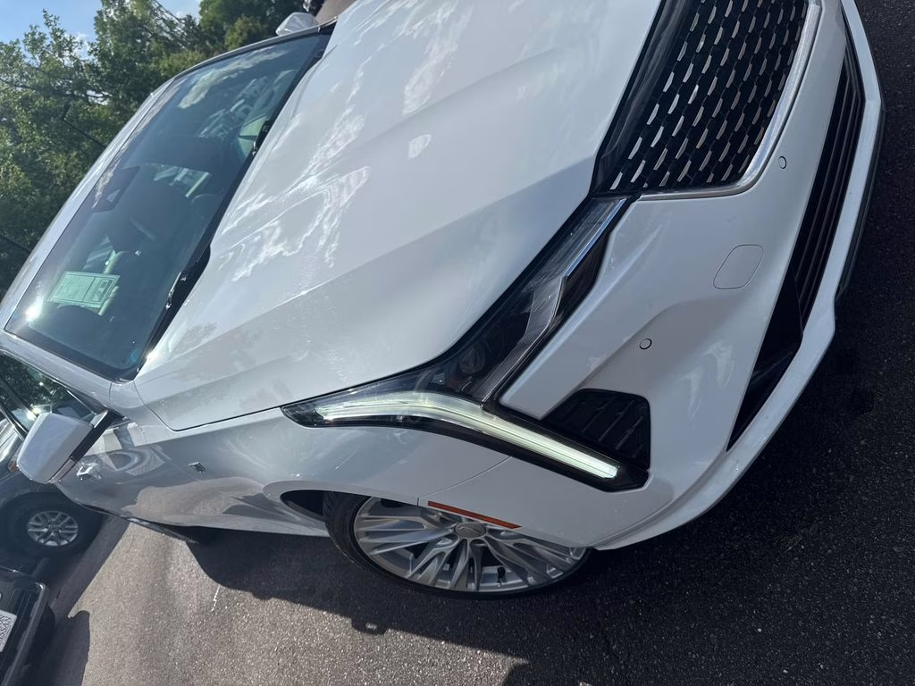 2024 Summit White Cadillac CT4 Premium Luxury RWD Sedan