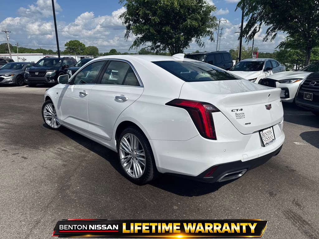 2024 Summit White Cadillac CT4 Premium Luxury RWD Sedan