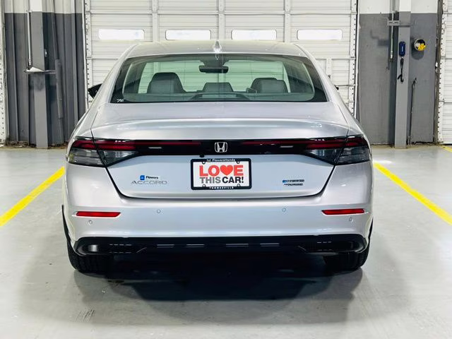 2026 Solar Silver Metallic Honda Accord Hybrid Touring FWD Sedan