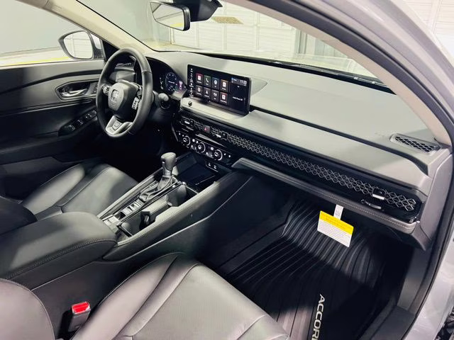 2026 Solar Silver Metallic Honda Accord Hybrid Touring FWD Sedan