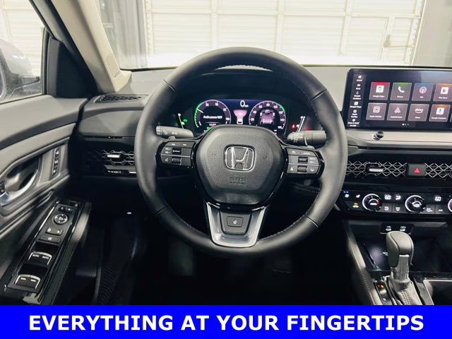 2026 Solar Silver Metallic Honda Accord Hybrid Touring FWD Sedan