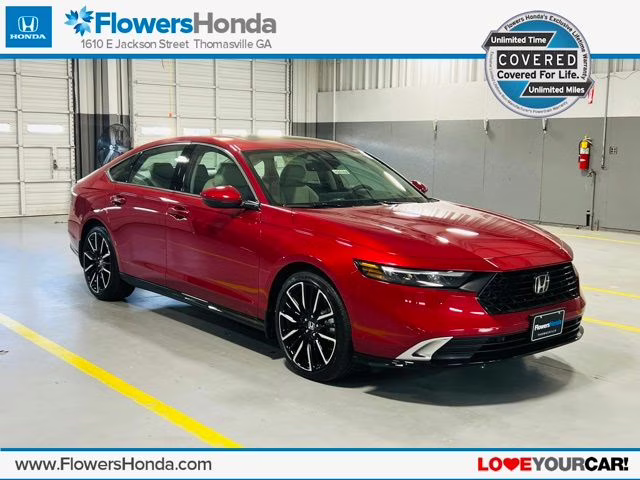 2026 Radiant Red Metallic Honda Accord Hybrid Touring Sedan