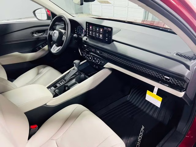 2026 Radiant Red Metallic Honda Accord Hybrid Touring FWD Sedan