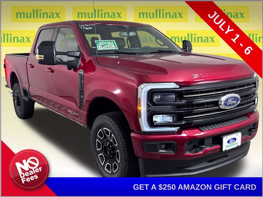 2026 Ruby Red Metallic Tinted Clearcoat Ford Super Duty F-250 SRW Platinum 4X4 Truck