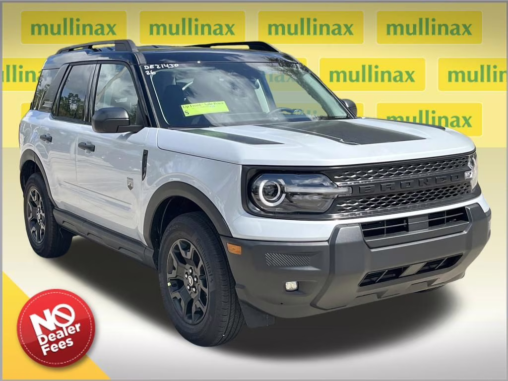 2026 White Metallic Ford Bronco Sport Big Bend 4X4 SUV