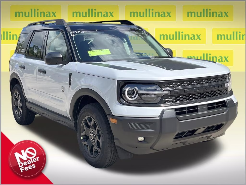 2026 White Metallic Ford Bronco Sport Big Bend 4X4 SUV