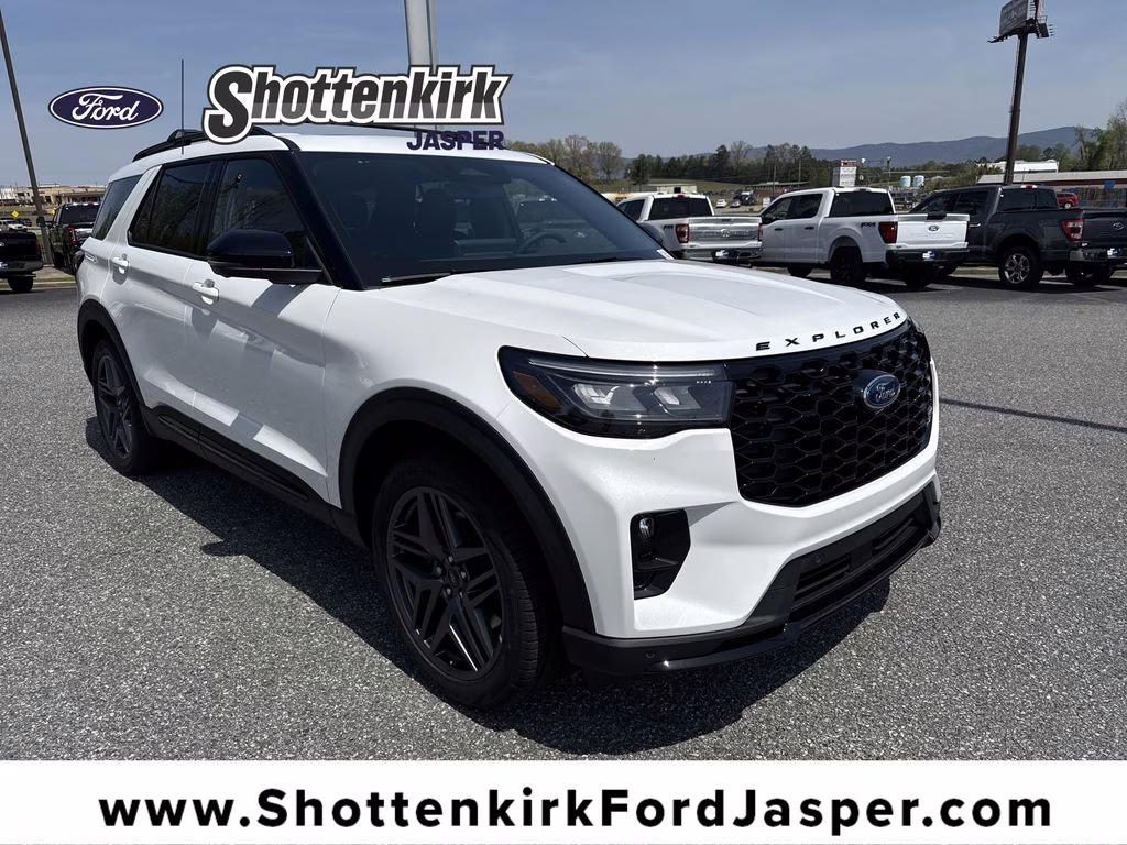 2026 White Ford Explorer ST RWD SUV