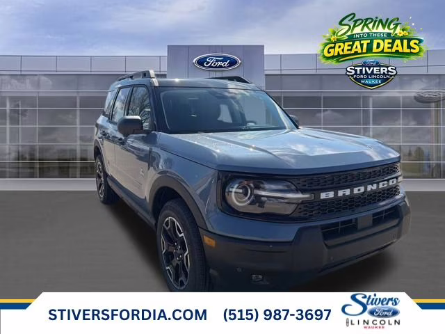 2026 Gray Ford Bronco Sport Outer Banks 4X4 SUV