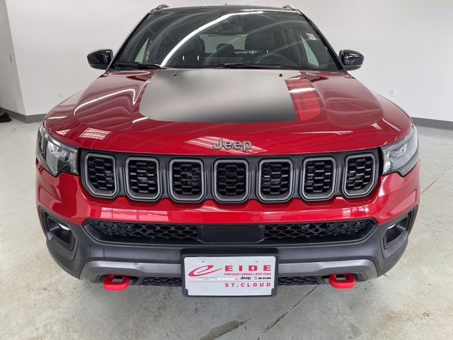 2025 Red Hot Pearlcoat Jeep Compass Trailhawk 4X4 SUV