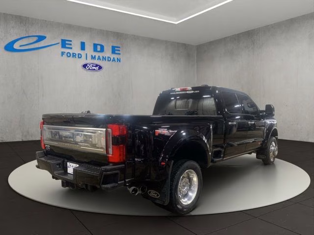 2025 Agate Black Metallic Ford Super Duty F-450 DRW Platinum 4X4 Truck