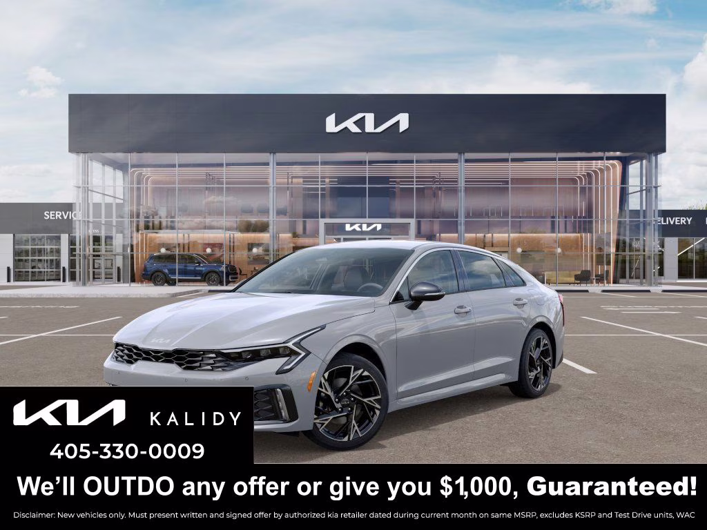 2026 Wolf Gray Kia K5 GT-Line FWD Sedan