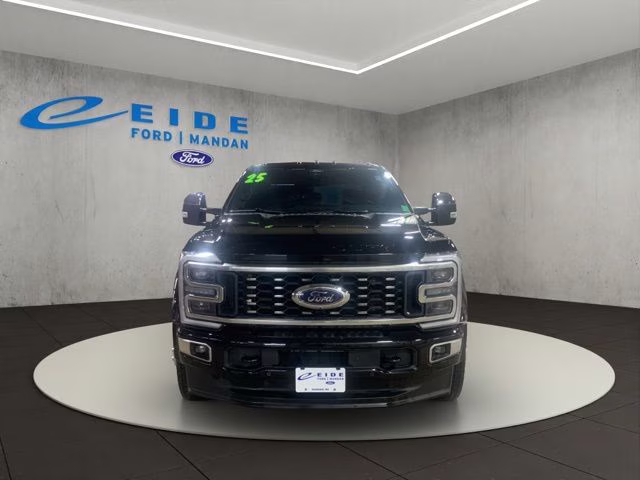 2025 Agate Black Metallic Ford Super Duty F-450 DRW Platinum 4X4 Truck