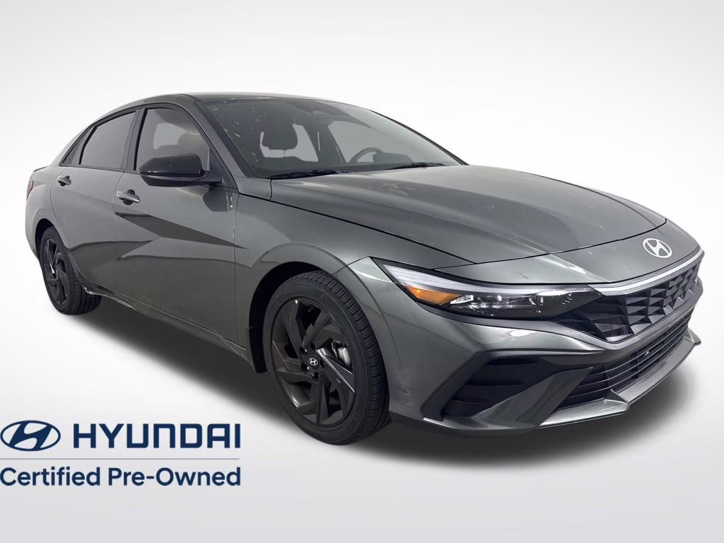 2026 Amazon Gray Hyundai Elantra SEL Sport FWD Sedan
