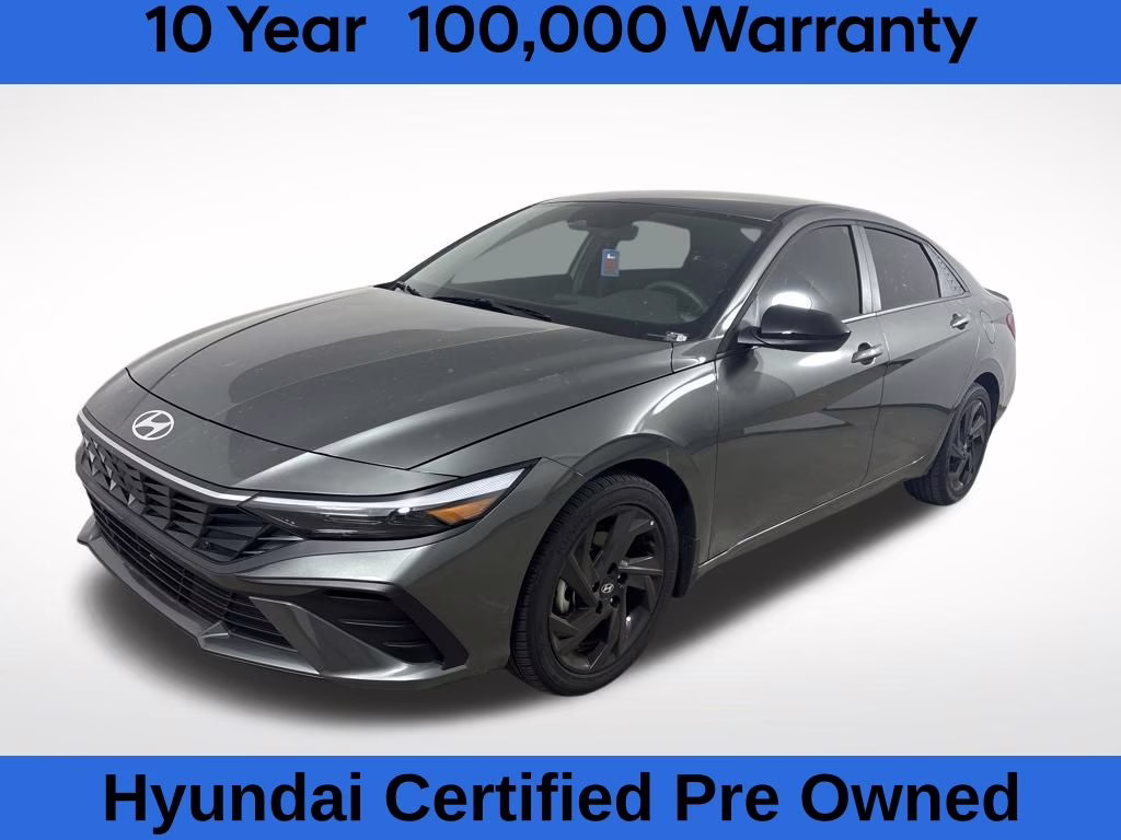 2026 Amazon Gray Hyundai Elantra SEL Sport FWD Sedan