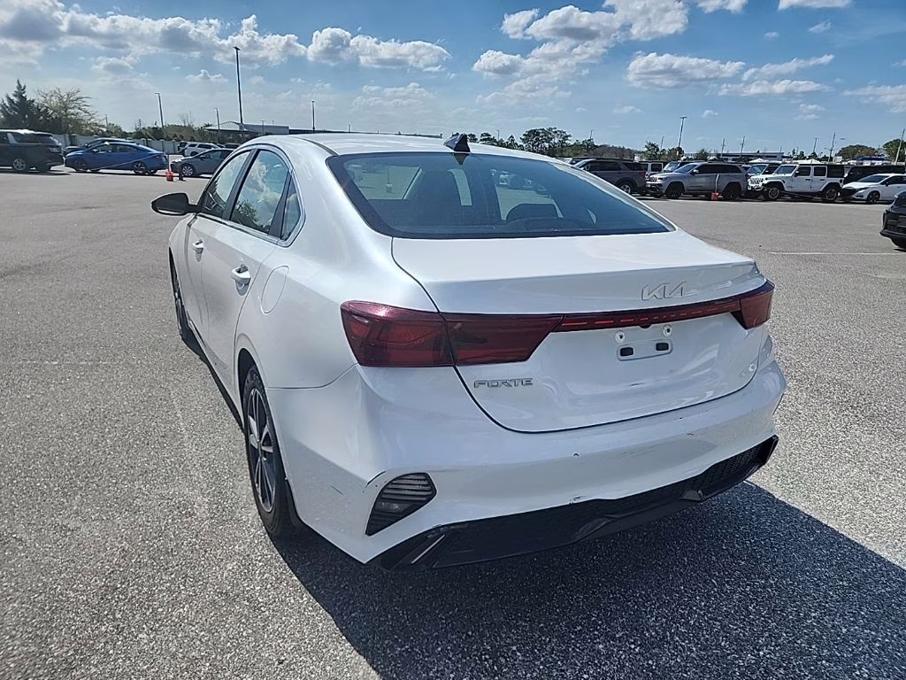 2023 White Kia Forte GT-Line FWD Sedan