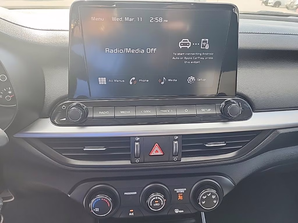 2023 White Kia Forte GT-Line FWD Sedan