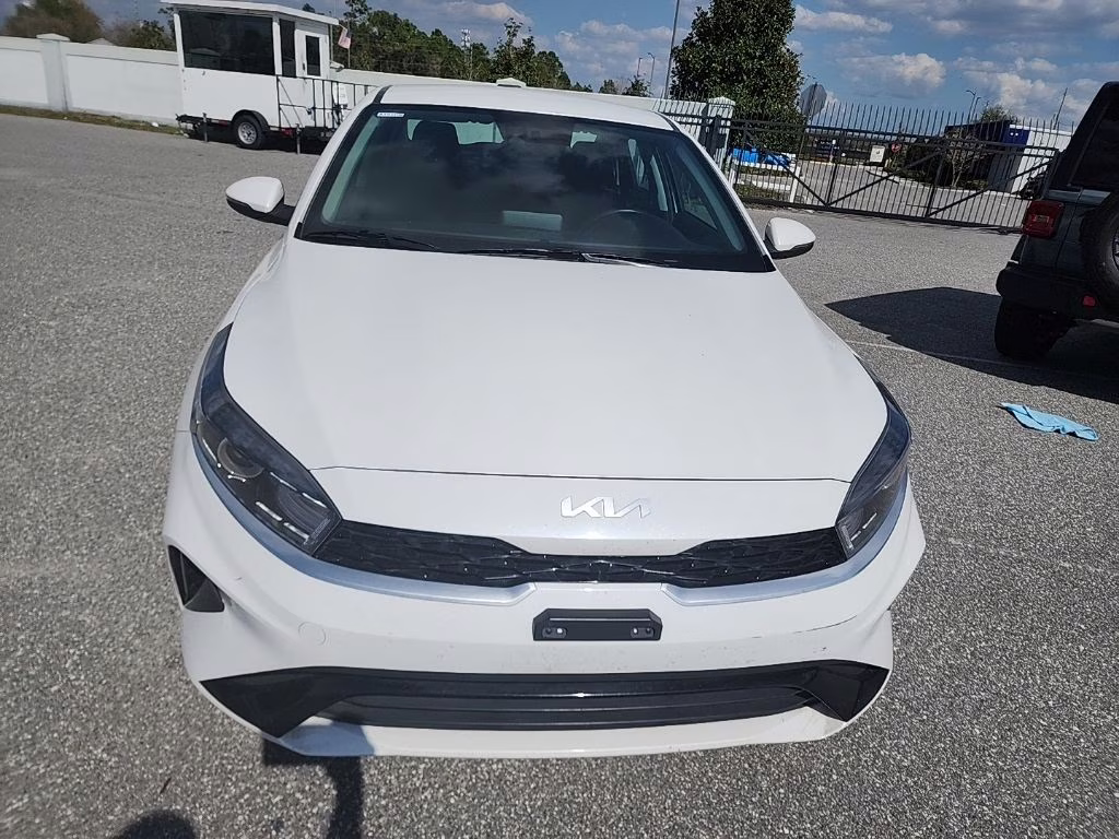 2023 White Kia Forte GT-Line FWD Sedan
