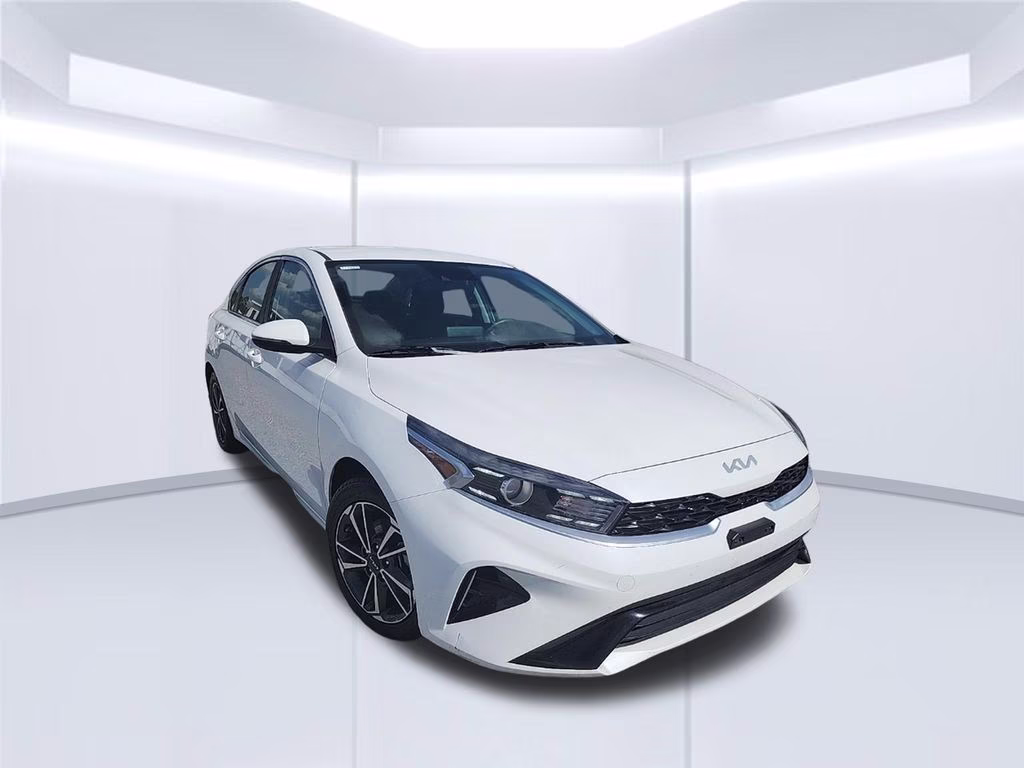 2023 White Kia Forte GT-Line FWD Sedan