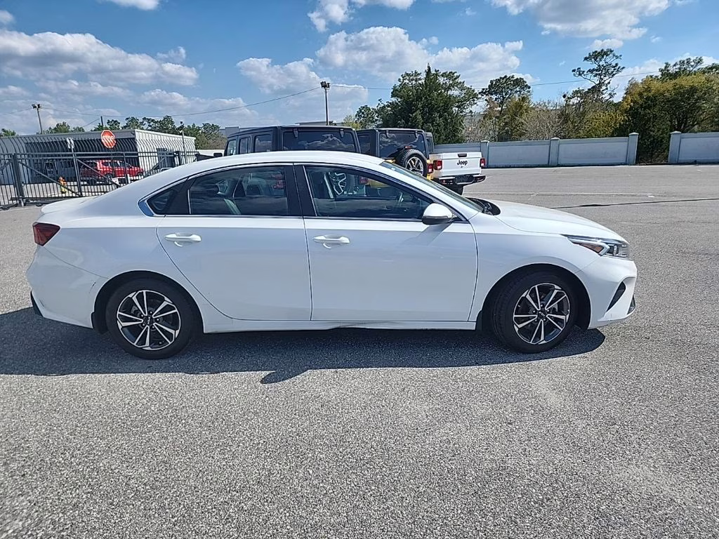 2023 White Kia Forte GT-Line FWD Sedan