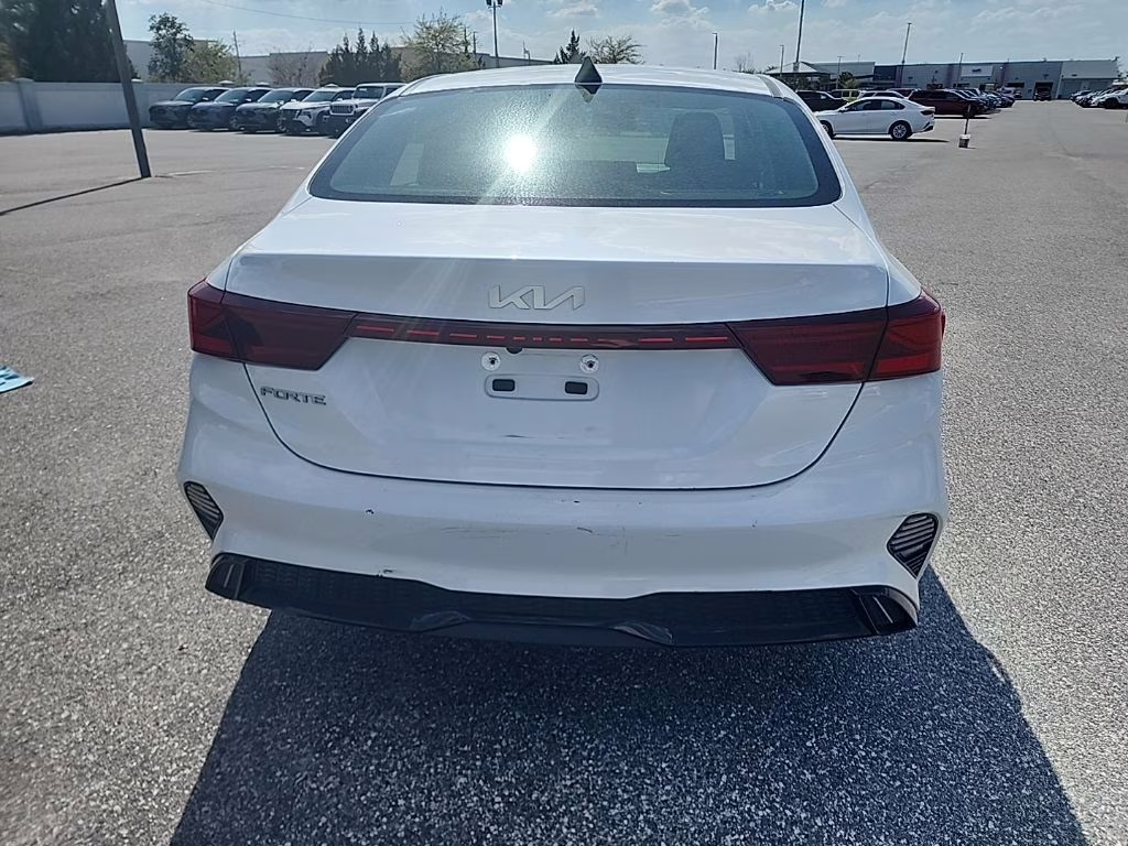 2023 White Kia Forte GT-Line FWD Sedan