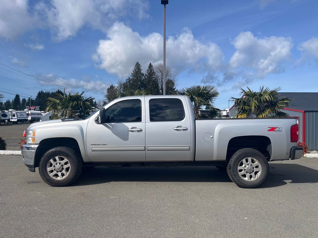 2012 Silver Ice Metallic Chevrolet Silverado 2500HD LTZ 4X4 Truck