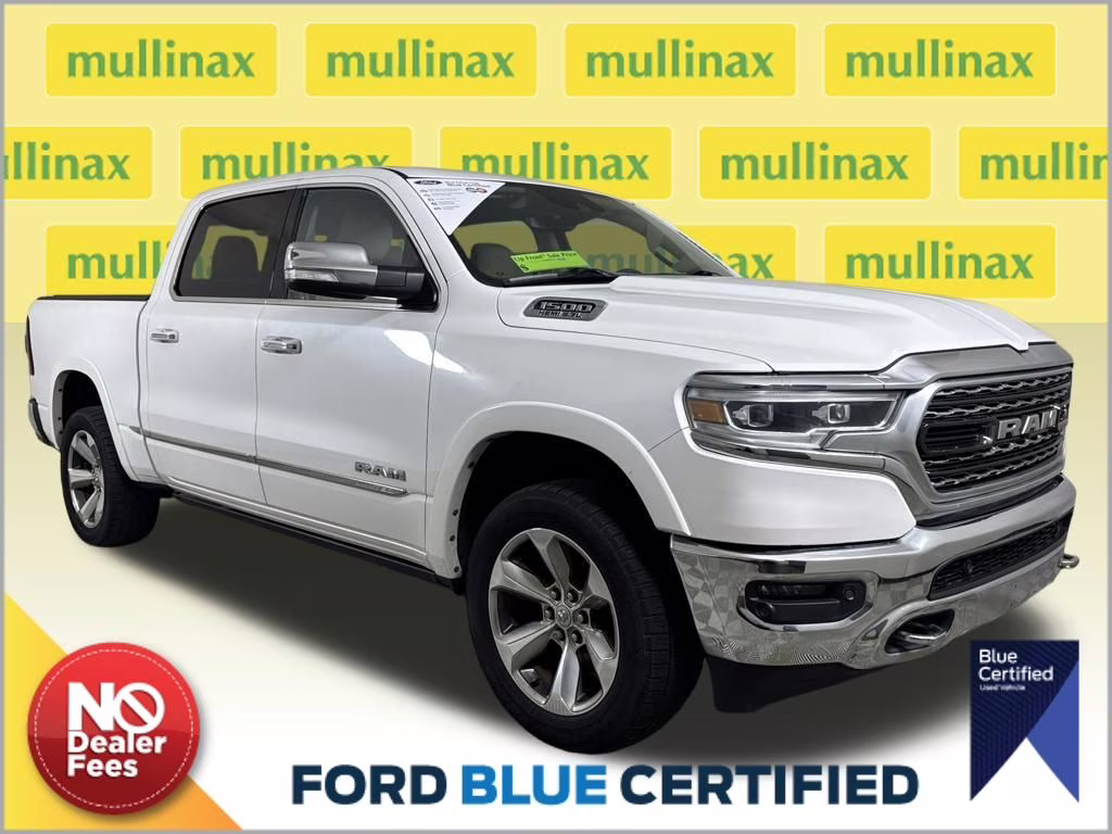2019 Ivory White Tri-Coat Pearlcoat Ram 1500 Limited RWD Truck