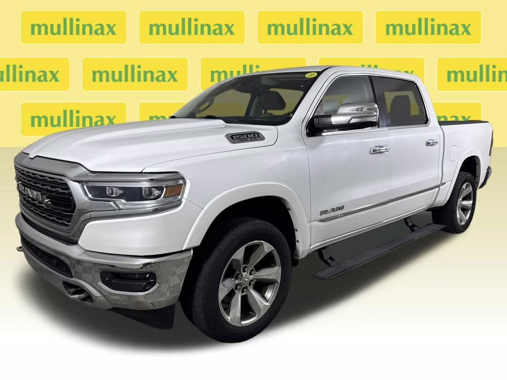 2019 Ivory White Tri-Coat Pearlcoat Ram 1500 Limited RWD Truck