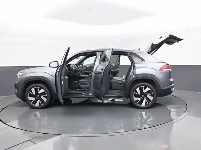 2025 Silver Volkswagen Atlas Cross Sport 2.0T SE w/Technology AWD SUV