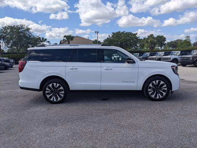 2025 Oxford White Ford Expedition Max Platinum 4X4 SUV