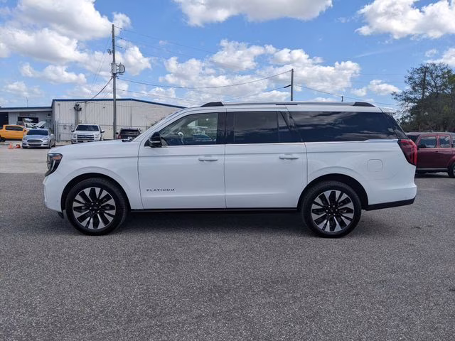 2025 Oxford White Ford Expedition Max Platinum 4X4 SUV