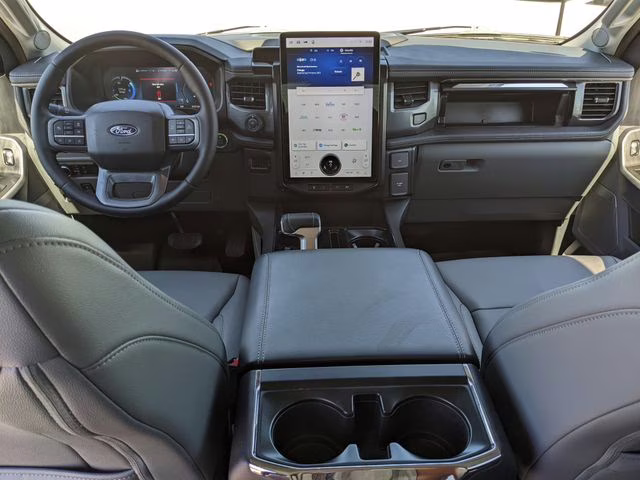 2025 Blue Metallic Ford F-150 Lightning Flash AWD Truck